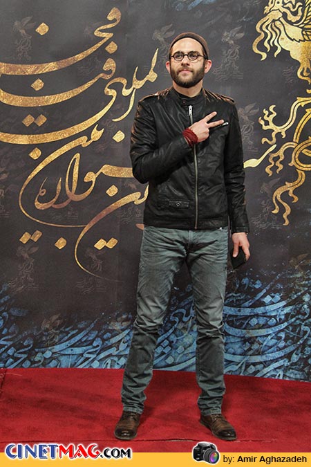 بابک حمیدیان - استقبال از هنرمندان در مراسم اختتامیه جشنواره سی و دوم فیلم فجر