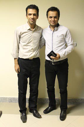 حمید محمدی و آرش عبدی  /  عکس: بهنوش سخنگو