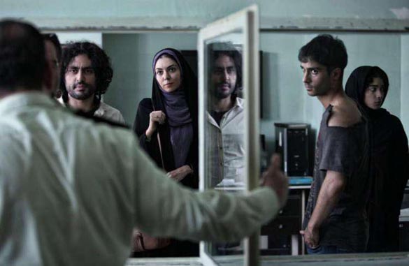 ساعد سهیلی، آزاده نامداری و آذرخش فراهانی در نمایی از فیلم سینمایی 