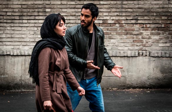 ساعد سهیلی و آناهیتا افشار در نمایی از فیلم سینمایی 