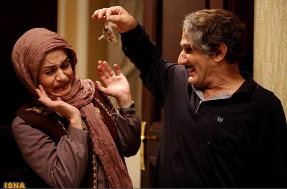 مهدی هاشمی و مریلا زارعی در نمای از فیلم 