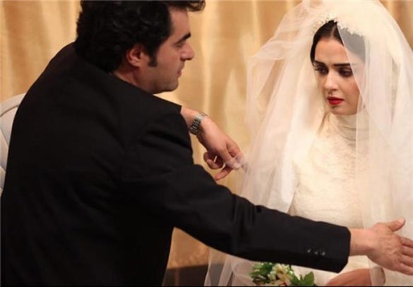 ترانه علیدوستی و شهاب حسینی در نمایی از سریال 
