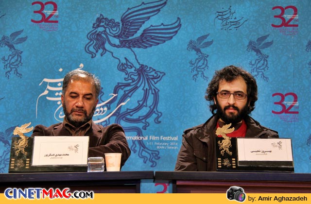 بهروز شعیبی و محمدمهدی عسگرپور در نشست پرسش و پاسخ فیلم 