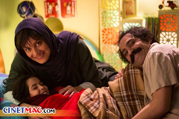 افشین هاشمی و شبنم مقدمی در نمایی از فیلم «خداحافظ دختر شیرازی»
