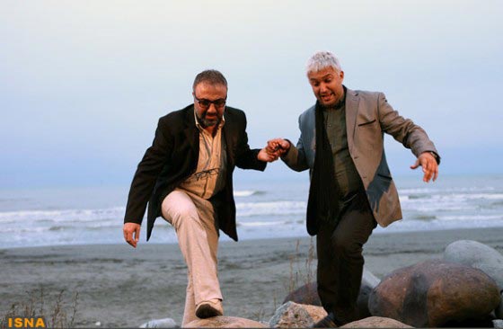 حامد بهداد و رضا عطاران در نمایی از فیلم 