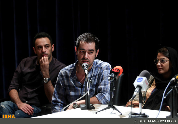 طناز طباطبایی، شهاب حسینی و نیما صفایی در نشست فیلم 